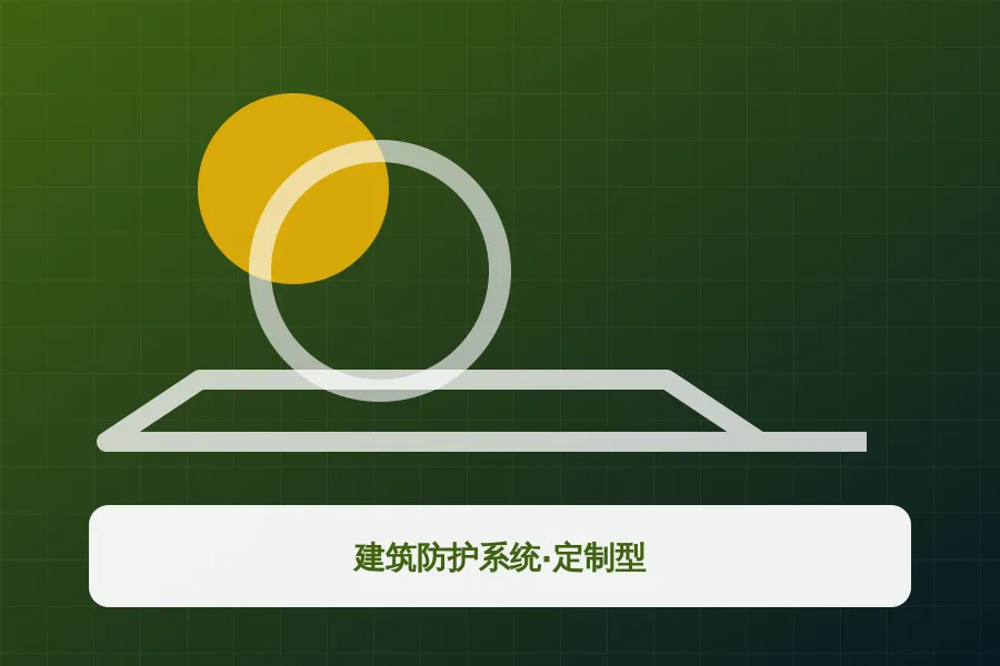 建筑防护系统·定制型应用示意图